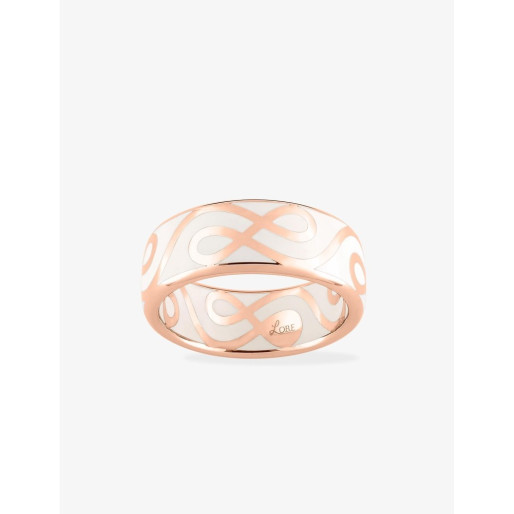 Bague "Lore" Blanche en Or 375/1000