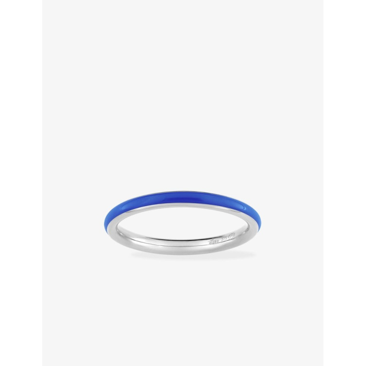 Bague "Lore" bleu en Or 375/1000