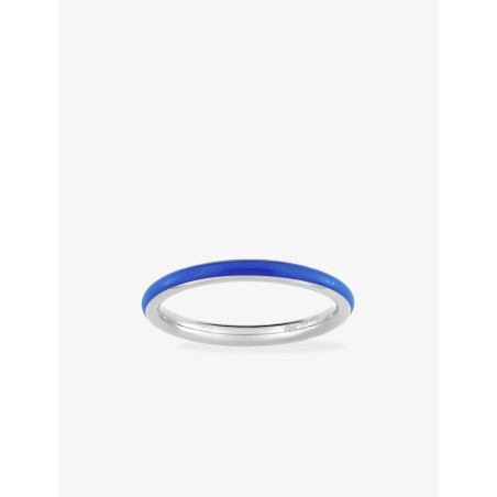 Bague "Lore" bleu en Or 375/1000