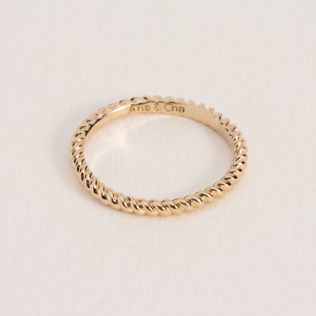 Bague "ELLA" Plaqué or Ana & Cha