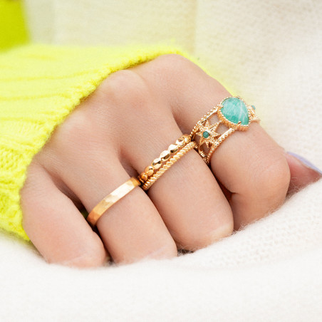 Bague "ELLA" Plaqué or Ana & Cha