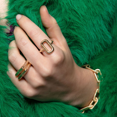 Bague "Brenda" Plaqué Or Ana & Cha