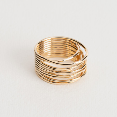 Bague " Karen" Plaqué or Ana & Cha