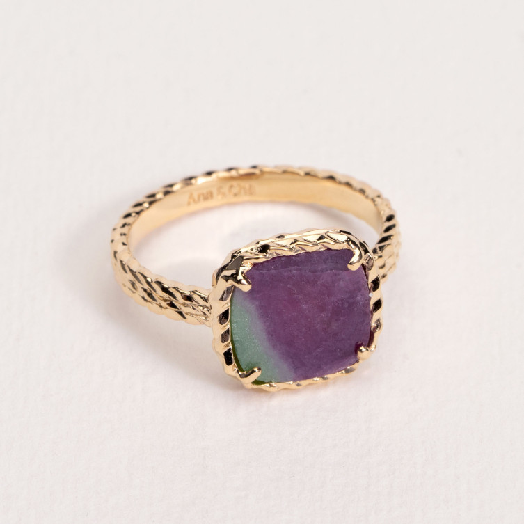 Bague "Kiara" en Plaqué Or Ana & Cha