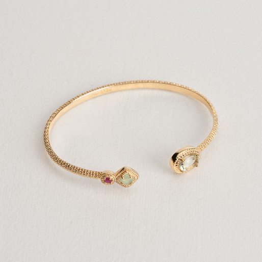 Jonc "Courtney" en Plaqué Or Ana & Cha