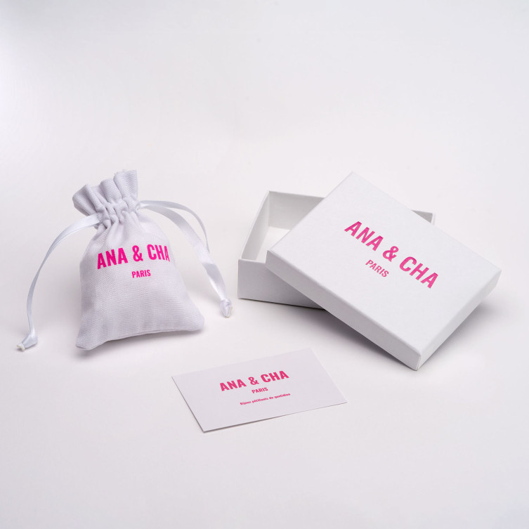 Collier "Emma" en Plaqué Or Ana & Cha