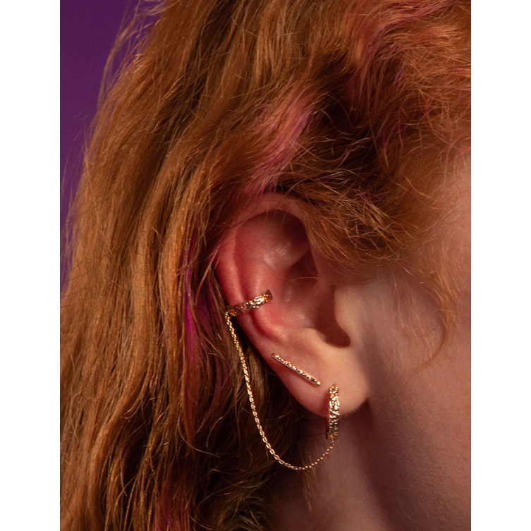 Boucles d'oreilles " Ania" en Plaqué Or Ana & Cha