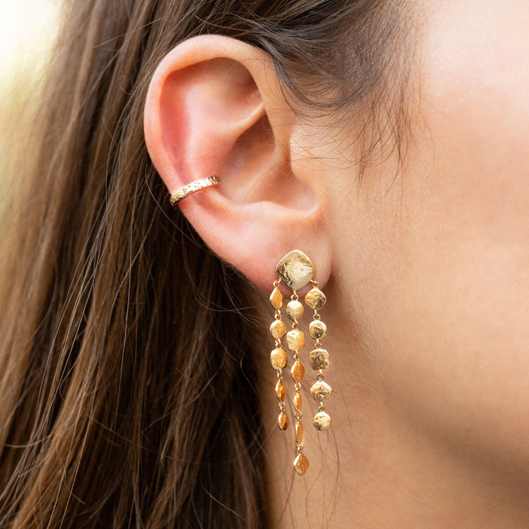 Boucles d'oreilles " Julia" en Plaqué Or Ana & Cha