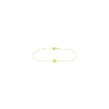 Bracelet femme en Or jaune 9 ct & Diamant