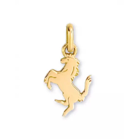 Pendentif Cheval en Or jaune 9ct