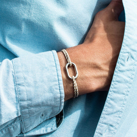 Bracelet Maillon " Le Vent à la Française"