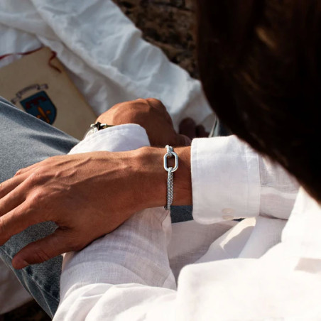 Bracelet Maillon "Le Vent à la Française"