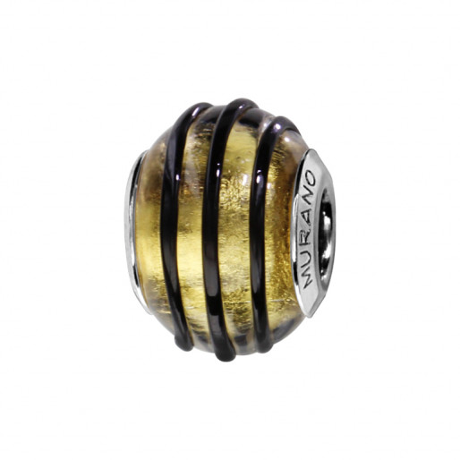 Charms en Argent & Murano doré