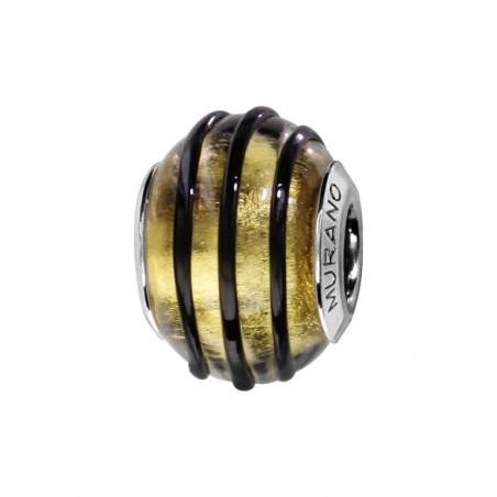 Charms en Argent & Murano doré