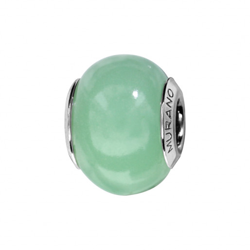 Charms en Argent & Murano vert