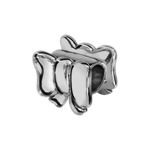 Charms Nœud en Argent