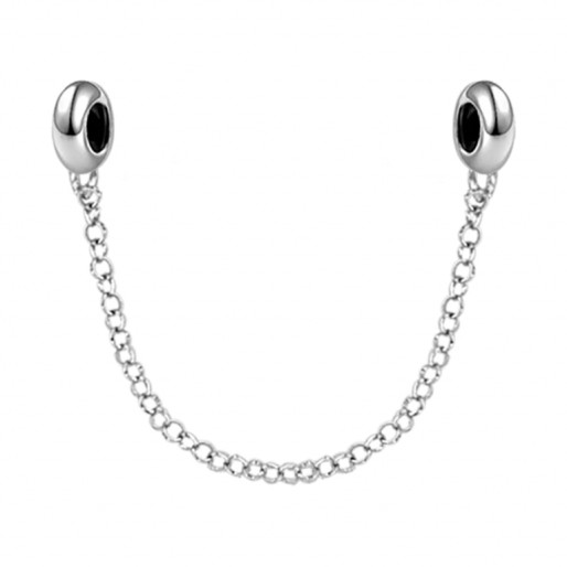 Stopper et chainette de sécurité en Argent