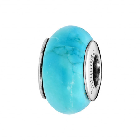 Charms en Argent & Turquoise Naturelle