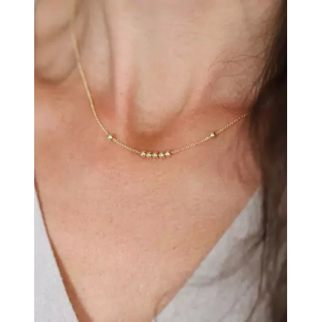 Collier Boule en Or 750/1000 (18k)