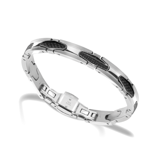 Bracelet Acier & Carbone GATSBY