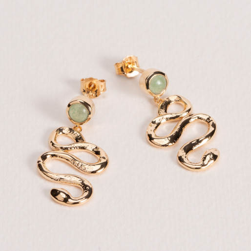 Boucles d'oreilles "Vaiana" en Plaqué or Ana & Cha