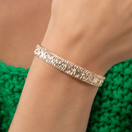 Jonc " Jill" en Plaqué or Ana & Cha