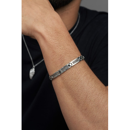 Bracelet homme en Acier & Câble