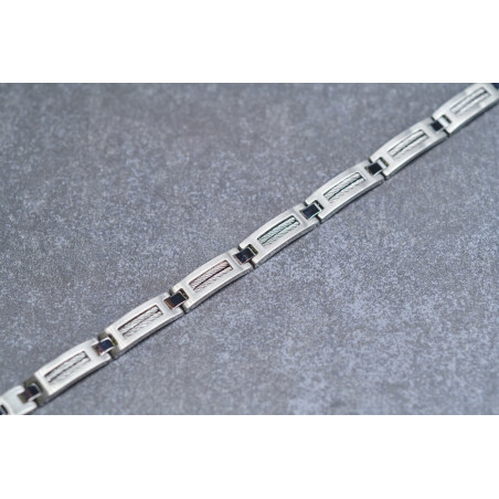 Bracelet homme en Acier & Câble