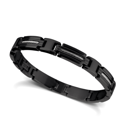 Bracelet MARINA en PVD Noir