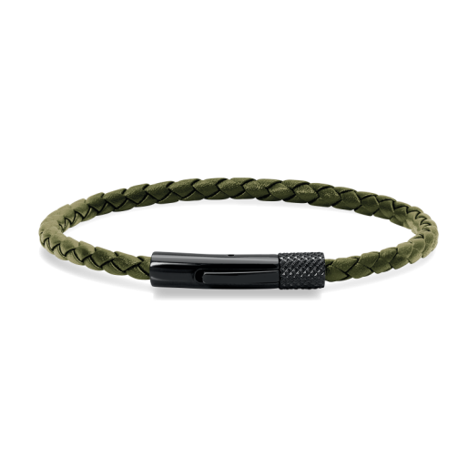 Bracelet Cuir Kaki DRIVER