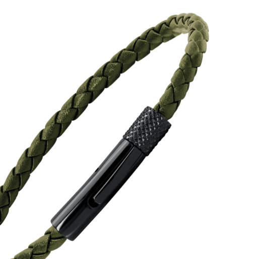 Bracelet Cuir Kaki DRIVER