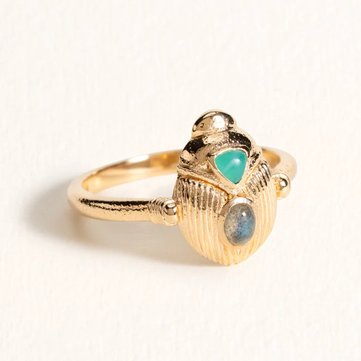 Bague "Betty" Plaqué or Ana & Cha