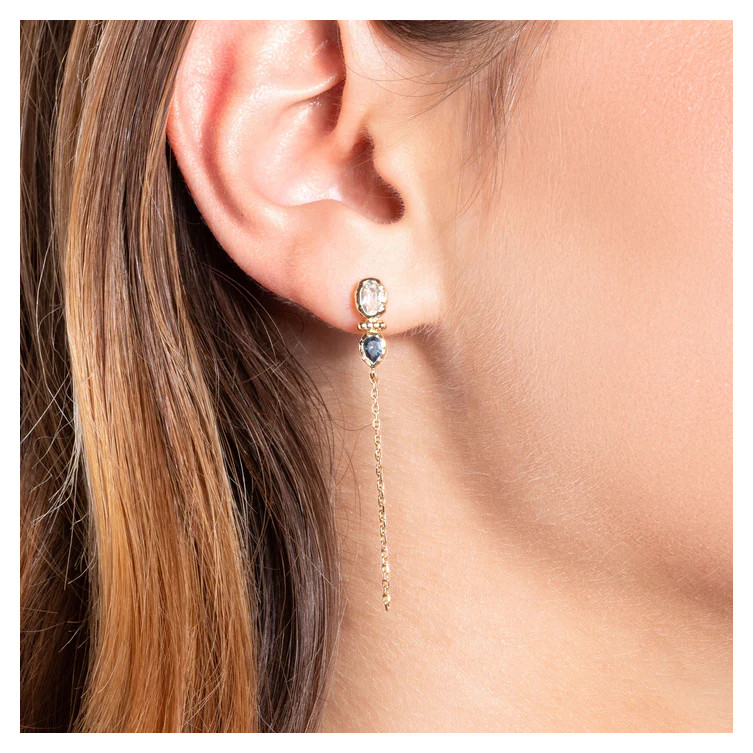 Boucles d'oreilles  "Carla" en Plaqué or Ana & Cha