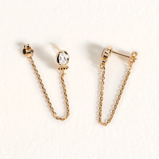 Boucles d'oreilles " Carlotta" en Plaqué or Ana & Cha