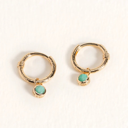 Mini créoles "Tess" en Plaqué or Ana & Cha