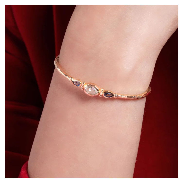 Jonc "Carla" en Plaqué or Ana & Cha