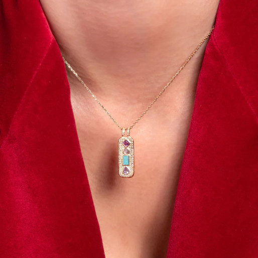 Collier "Leora" en Plaqué or Ana & Cha