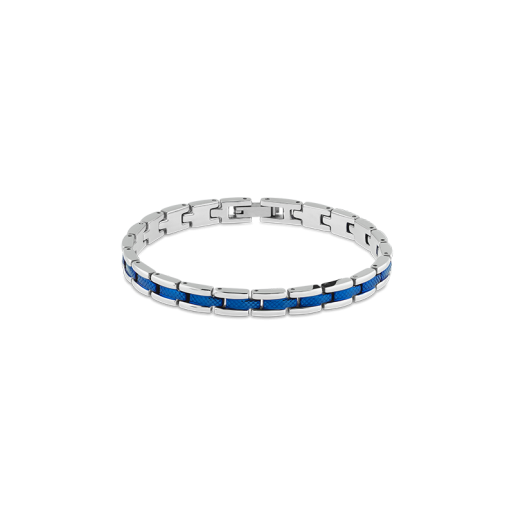 Bracelet "Santorin" Bicolore Bleu