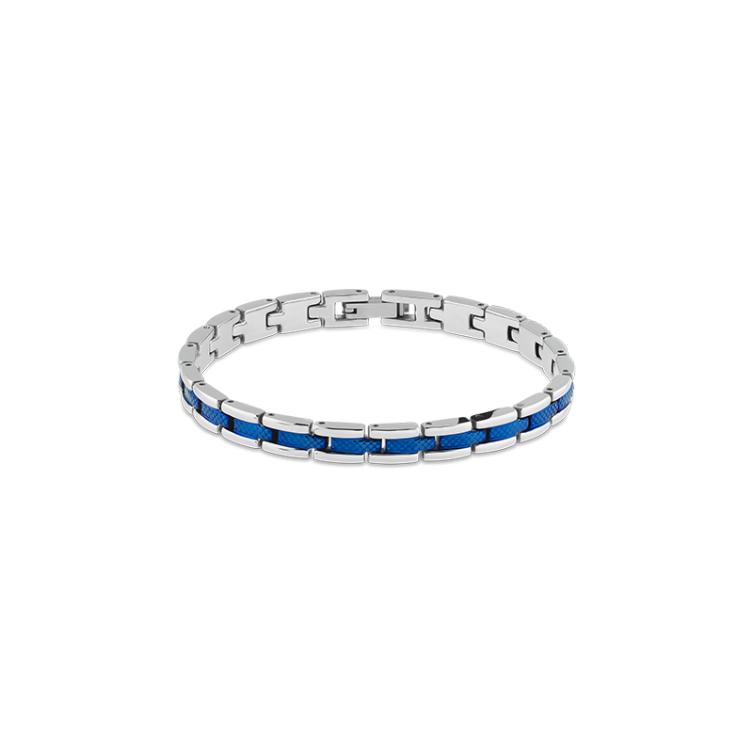 Bracelet "Santorin" Bicolore Bleu