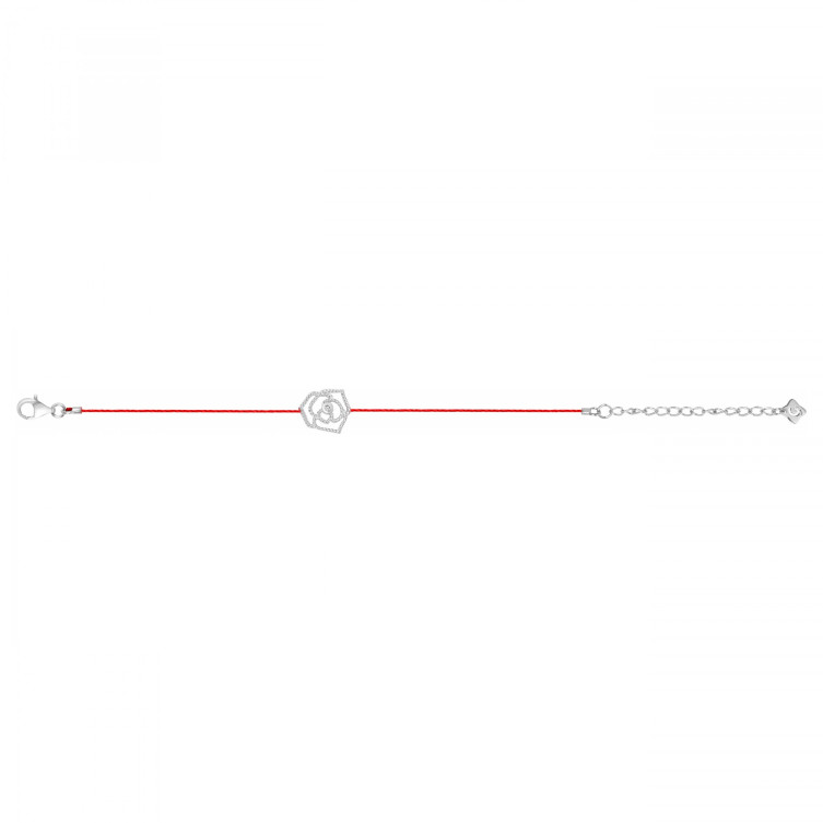 Bracelet en Argent "ROSE PERLEE"