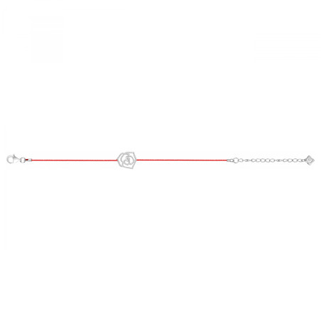 Bracelet en Argent "ROSE PERLEE"