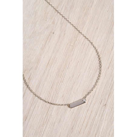 Collier en Plaqué or "MINI ADDICT" & Diamant