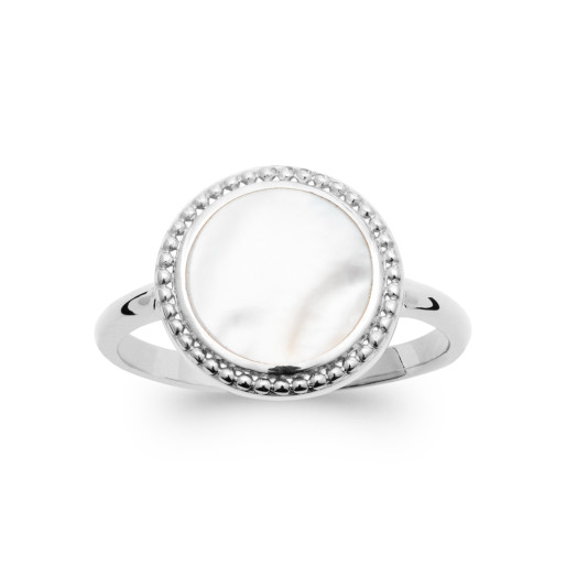 Bague en Argent & Nacre