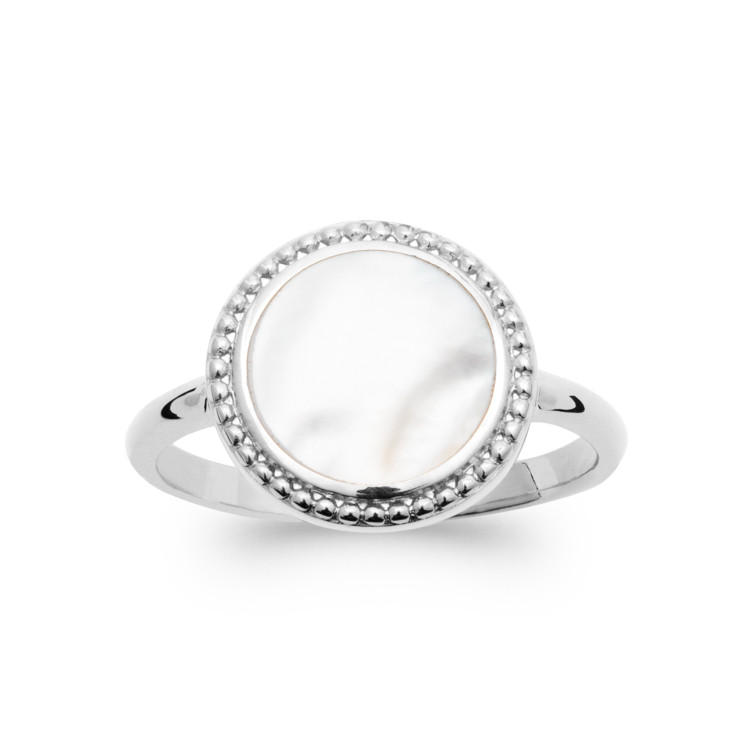 Bague en Argent & Nacre